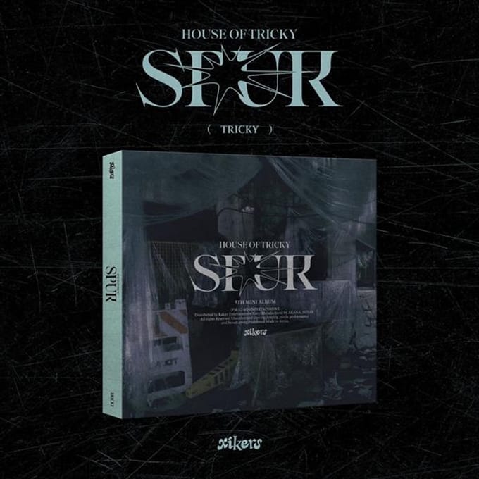 xikers [HOUSE OF TRICKY SPUR] 5E MINI ALBUM (version TRICKY.  X ver.  RANDONNEUR ver.) SET (3 Ver.) gray