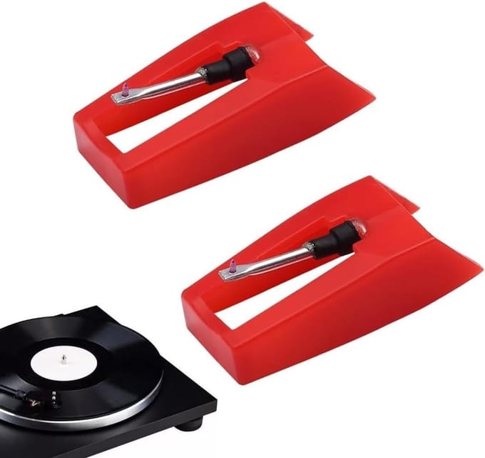 Solidchoice - Set van 2 Universele Diamantnaalden voor Platenspelers
