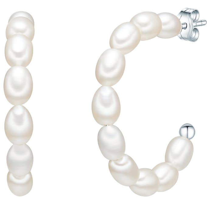 Valero Pearls Oorsteker - Sterling zilver - zilver