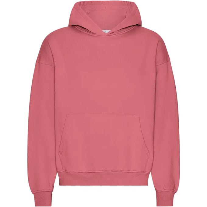 Oversized sweatshirt met capuchon Colorful Standard Organic Raspberry Pink