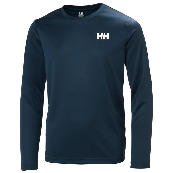 Helly Hansen Tech Jr Lange Mouwen Basislaag Blauw 14 Years Jongen