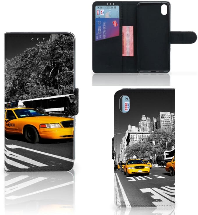 Xiaomi Redmi 7A Flip Cover New York Taxi