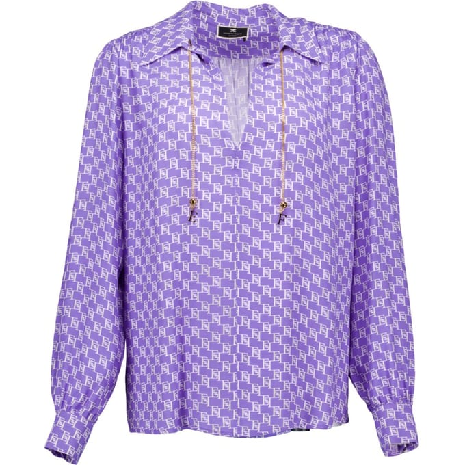 Elisabetta Franchi  Blouses Paars Cas3041e2 Bx9