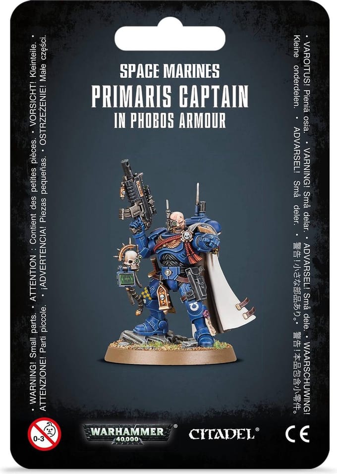 Warhammer 40.000 - Space Marines: Primaris Captain In Phobos Armour