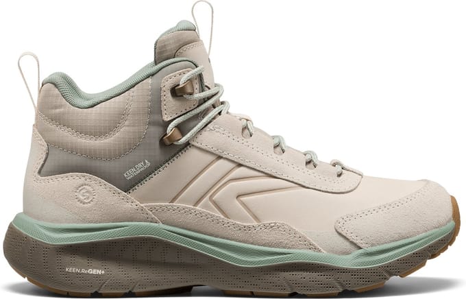 Keen - Leiki Mid Leather - Dames - Wandelschoenen Waterdicht - Beige