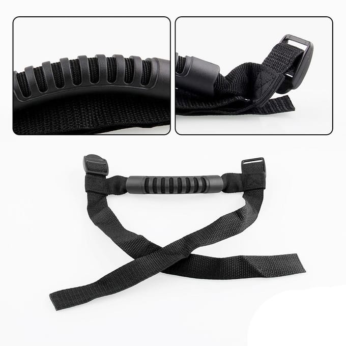 4 STUKS Handgrepen voor Jeep Wrangler van 1995 tot 2018 Auto-accessoires zwart