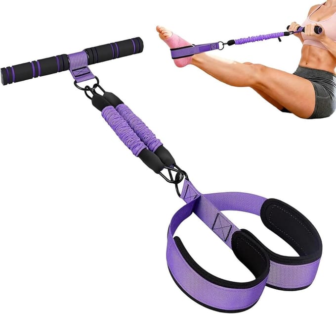 Trainingselastiek - Pedaal trainer - Full body workout - Antislip pedalen - 30x60cm - Niet gespecificeerd