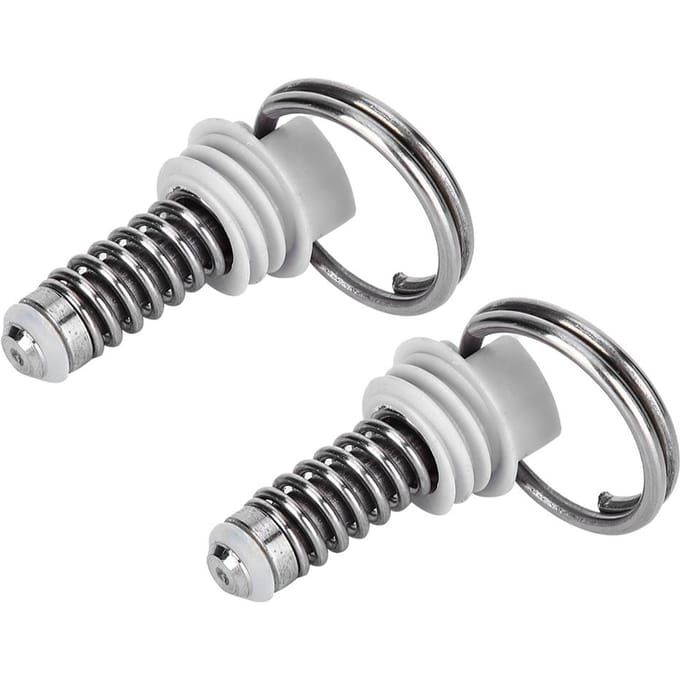 2 stuks Homebrew Drukaflaatventielen Bierfust Drukaflaatventielen Brouwaccessoires gray