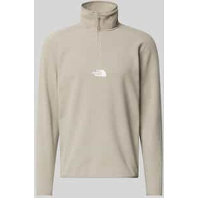 Fleecepullover met labelstitching