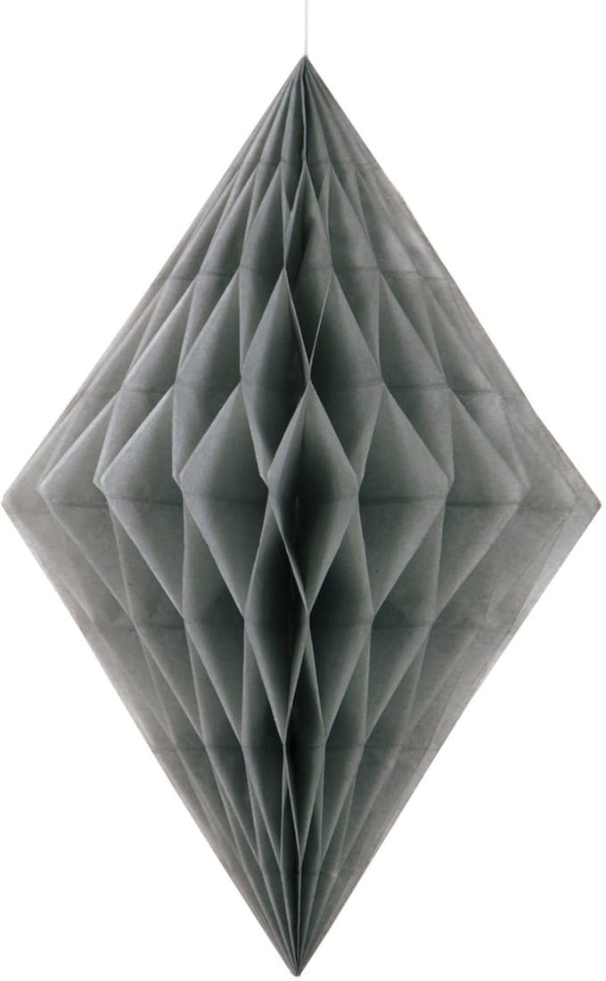 Diamant honeycomb grijs