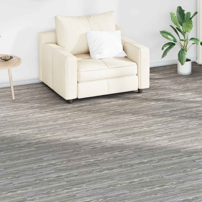 vidaXL - Vloerplanken - Donkergrijs - 2,51 - m² - 18 - st - PVC
