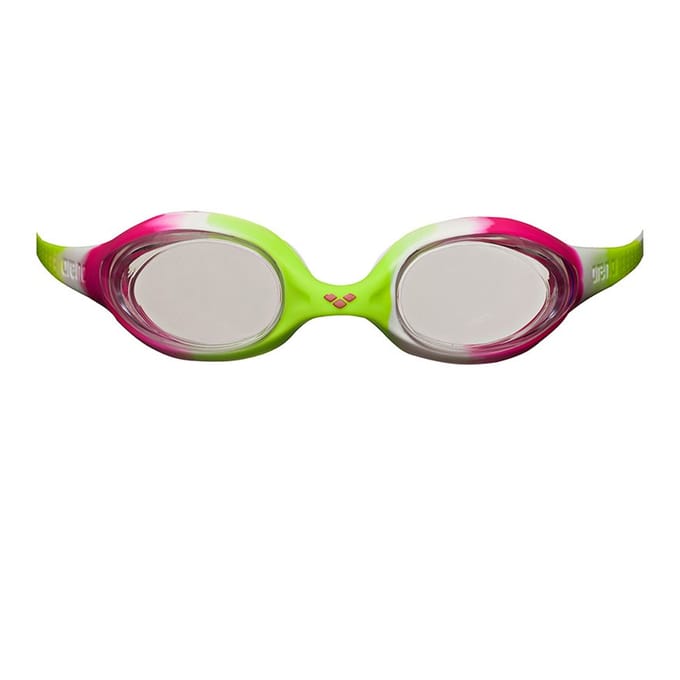 Arena Childrens/Kids Spin Zwembril (Lime/Fuchsia/Wit)