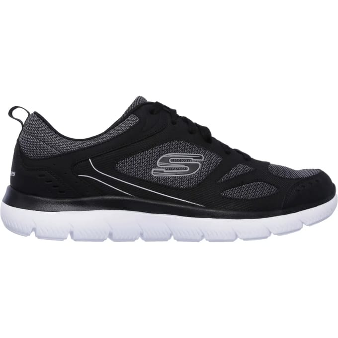 Skechers Summits South Rim heren sneakers zwart wit