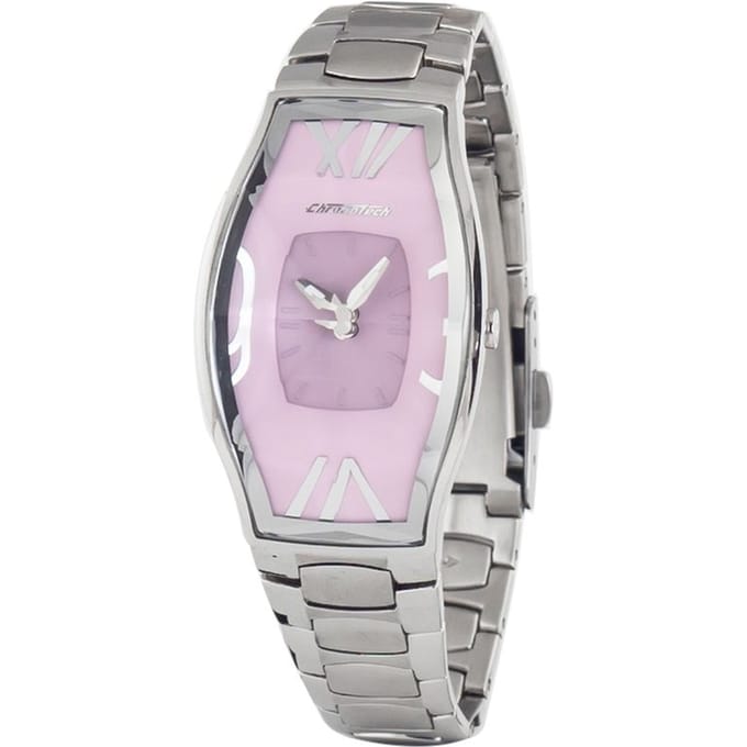 Horloge CHRONOTECH CT7932L-07M. Kwarts, Kleur roze. Vrouw. white