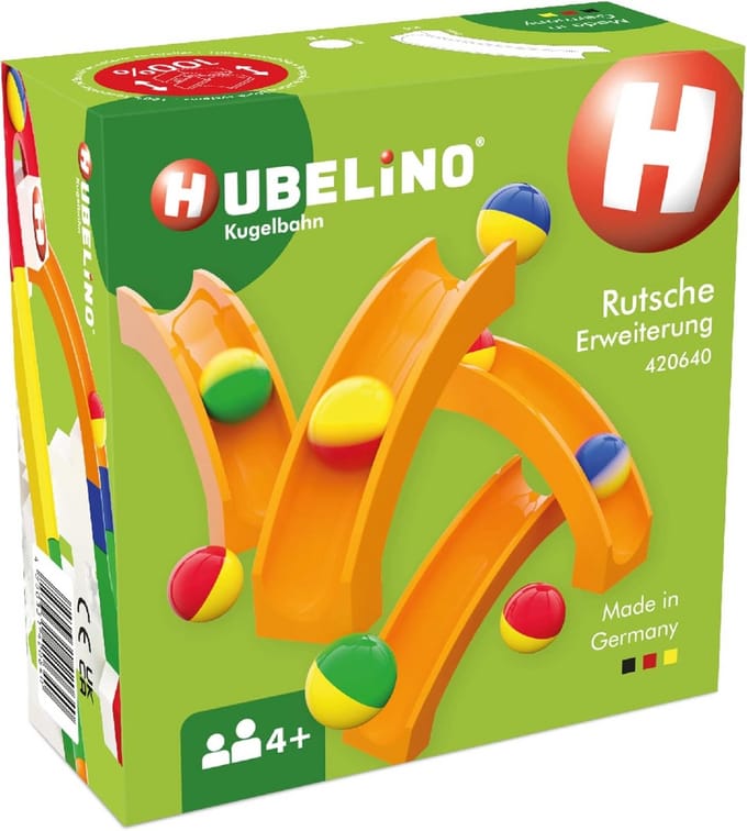 Glijbaanuitbreiding - Knikkerbaan set - Spelenderwijs leren - 100% compatibel - 12 delen - Transparant