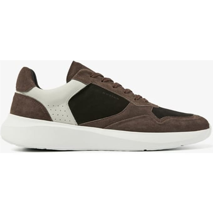 Nubikk Rocky Road Wave (m) Dk Grey Suede - Black Maat: 43 | Sneakers Outlet | Heren | Bruin