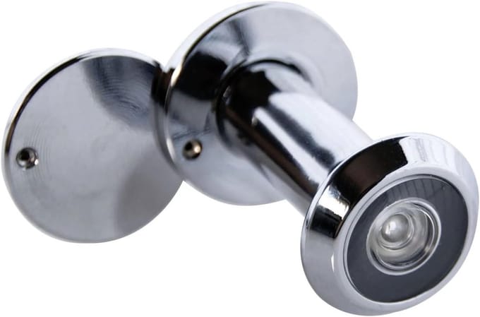 Deurspion Messing - Kijkgat Deur - Veiligheid Thuis - 220 Graden Kijkhoek - 35-60 mm Deurdikte - Messing