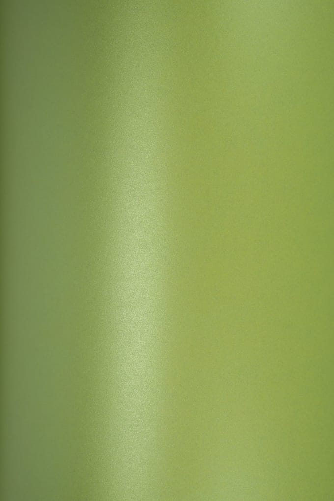 Netuno - groen metallic papier - A5 - 14,8 x 21 cm - 10 vellen - 250 gram - Majestic Satin Lime
