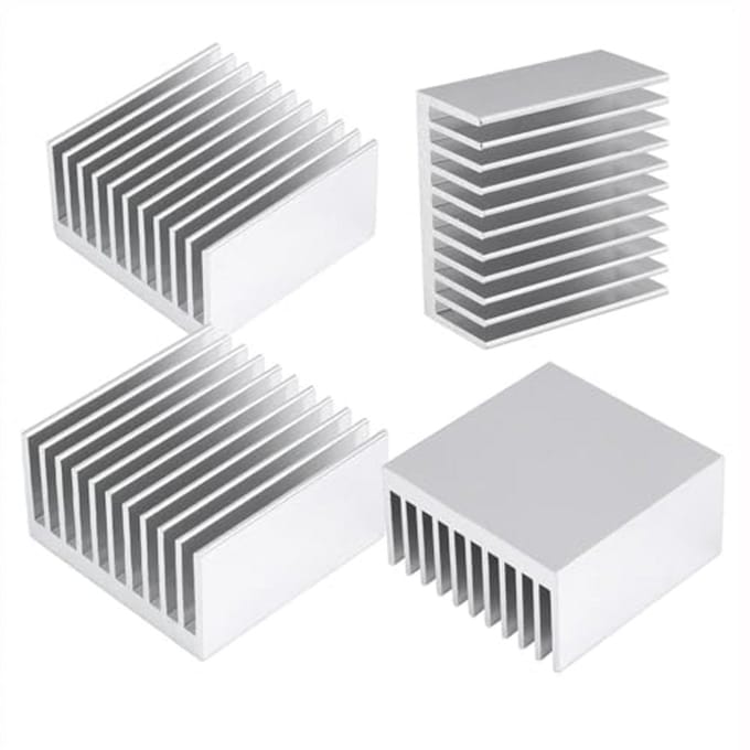 Koellichaam 20-40 voor effectieve koeling – 40 x 40 x 20 mm