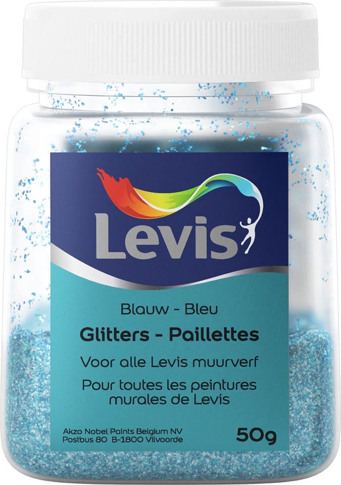 Levis - Glitters - Blauw - 50 G