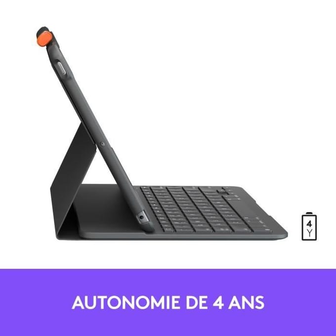 Logitech Slim Folio voor iPad (7e, 8e & 9e generatie) - FRANS AZERTY