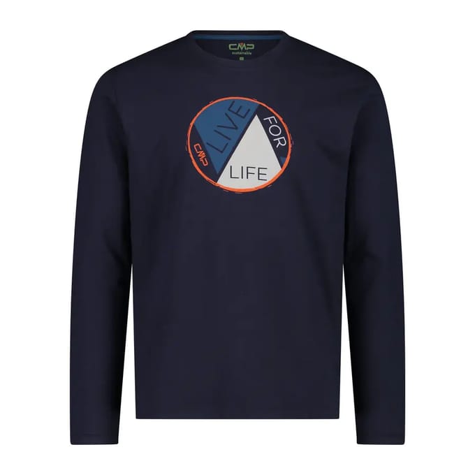T-shirt met lange mouwen van biologisch katoen CMP