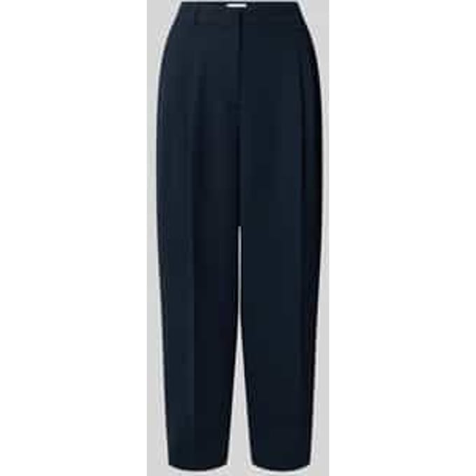 Stoffen broek met achterzak