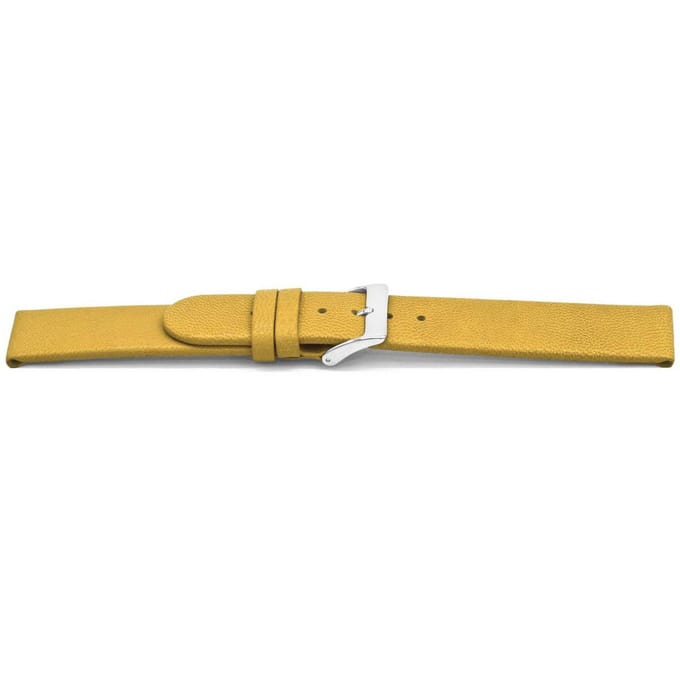 Horlogeband H842 Classic Geel Ongestikt 22x22 mm