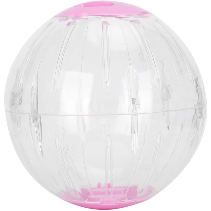 Hamster doré de compagnie Balle d'exercice Jouet Machine de course Balle de jogging transparente 18.5cm rose rose