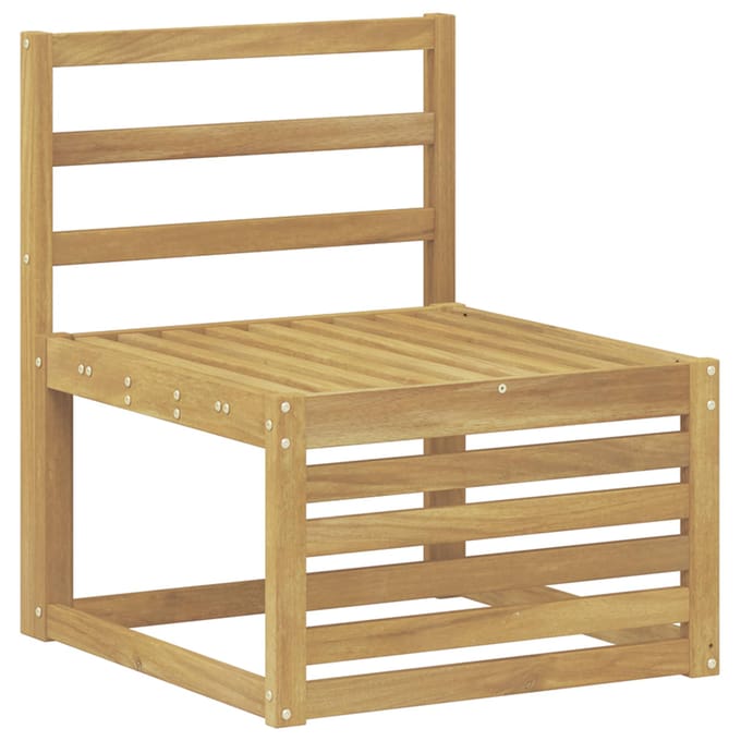 vidaXL - Buiten - bank - set - 7 - st - Wit - Polyester