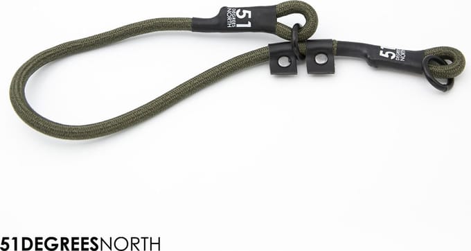 51 Degrees North - Wanderful - Collar - Nylon - Rope - Khaki - 50-65cmx8mm