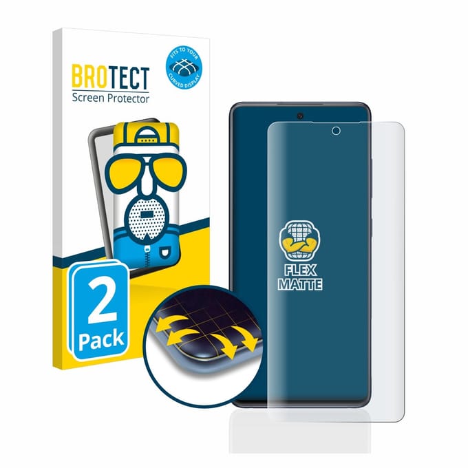 BROTECT - Screenprotector voor Samsung Galaxy S20 FE 5G - Folie Beschermfolie matte volledig dekking 2 Stuks