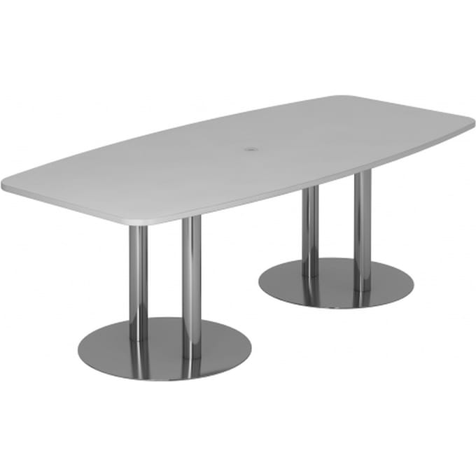 KARAT S 22 C - Karat Grijs met voetstuk / chroom 220 x 103