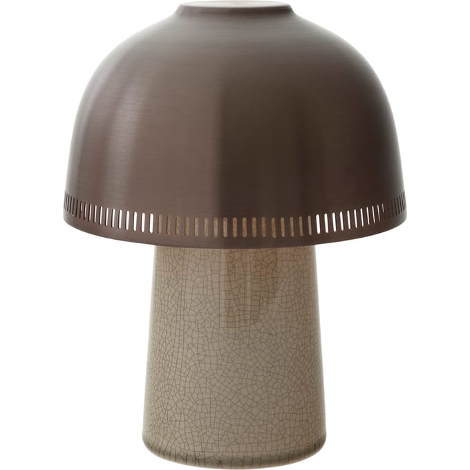 &Tradition Raku SH8 Tafellamp oplaadbaar - beige grey & bronzed