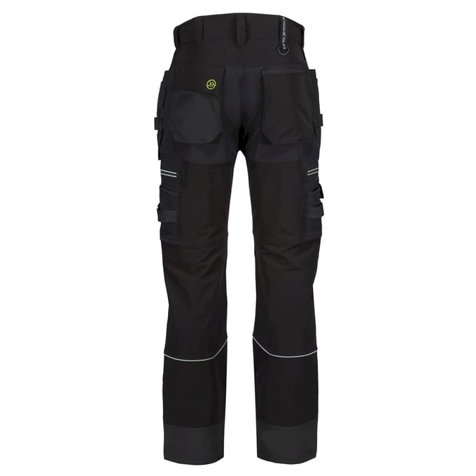 Regatta Heren Infiltrate Softshell Stretch Werkbroek (Zwart)