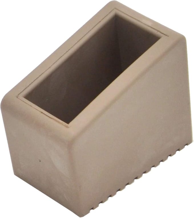 Rubberen voet voor ladder - Opening 68x22mm - Voor stabiliteit en bescherming