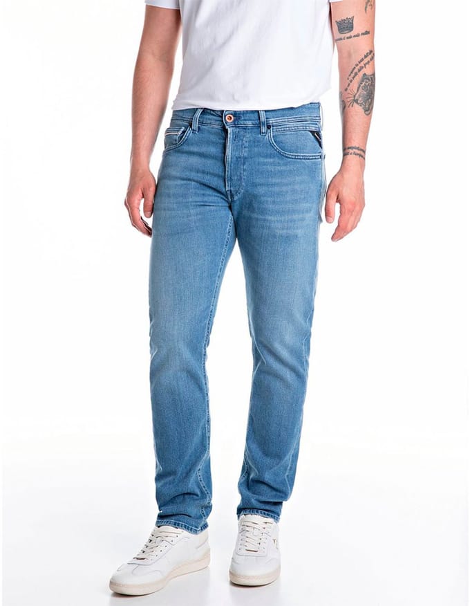 Replay Ma972.000.879896 Spijkerbroek Blauw 32 / 34 Man