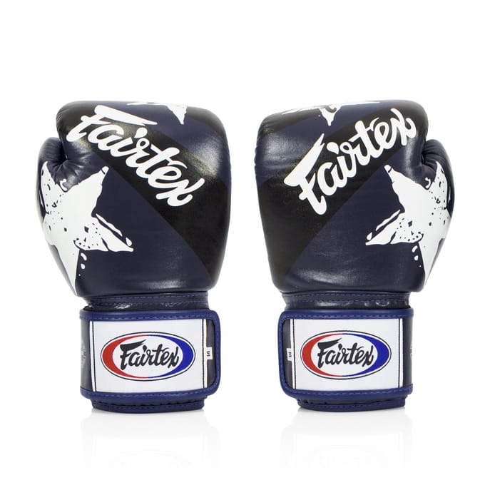 Fairtex BGV1 - Bokshandschoenen - Blauw - 16oz - Ergonomisch - Premium Leer