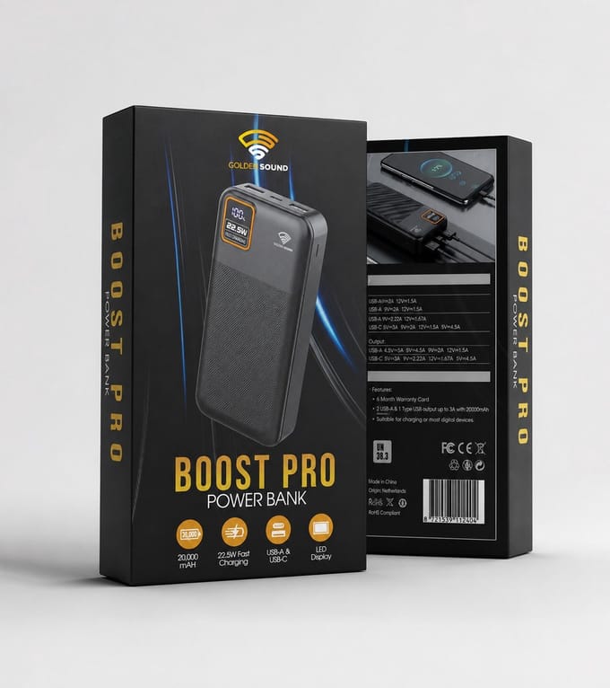 Golden Sound Boost Pro Powerbank