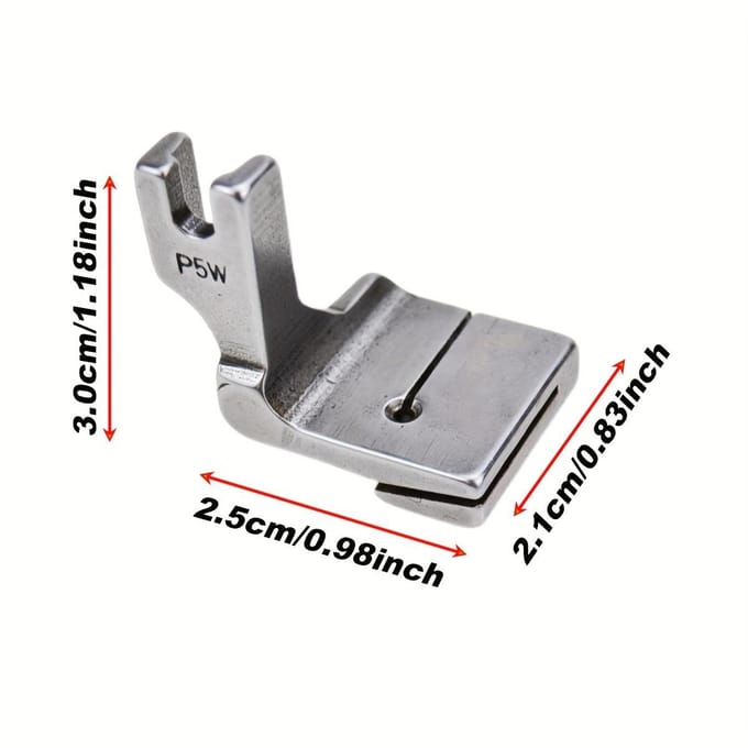 1 stuk/2 stuks) P5W Industriële Naaimachine Accessoires Geplooide Naaimachine Rimpelvoet gray