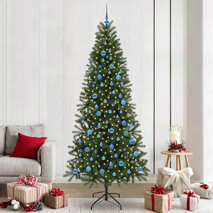 vidaXL - Kunstkerstboom - Groen - 240 - cm - PE - en - PVC