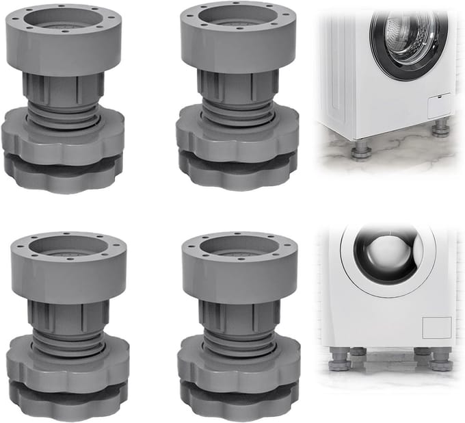 Vibratiedempers voor Wasmachine en Droger - Verstelbare Antislip Voetjes