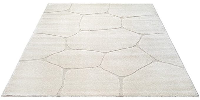 Luxe Japandi Vloerkleed Elio – Crème Natuursteenlook-80 x 300 cm