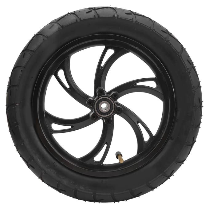 Pneu de scooter électrique 12 pouces avec moyeu de roue en caoutchouc de remplacement 12 12X2 14 black