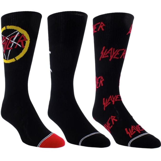 Slayer Sokken - 3er Pack Giftbox - EU 40-46 - voor Mannen - meerkleurig