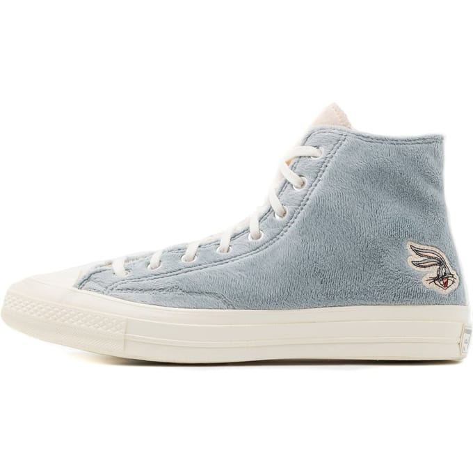 Chuck 70 Hi X Bugs Bunny dameshoge schoen grijs/egret/egret