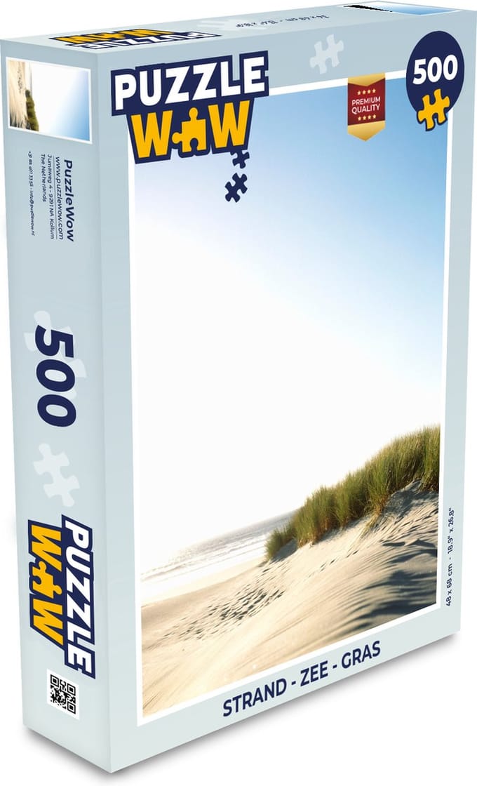 Puzzel Strand - Zee - Gras - Legpuzzel - Puzzel 500 stukjes