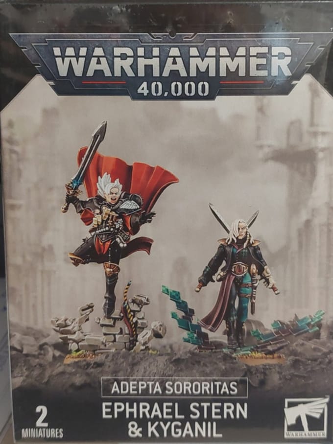 Adepta Sororitas Ephrael Stern and Kyganil