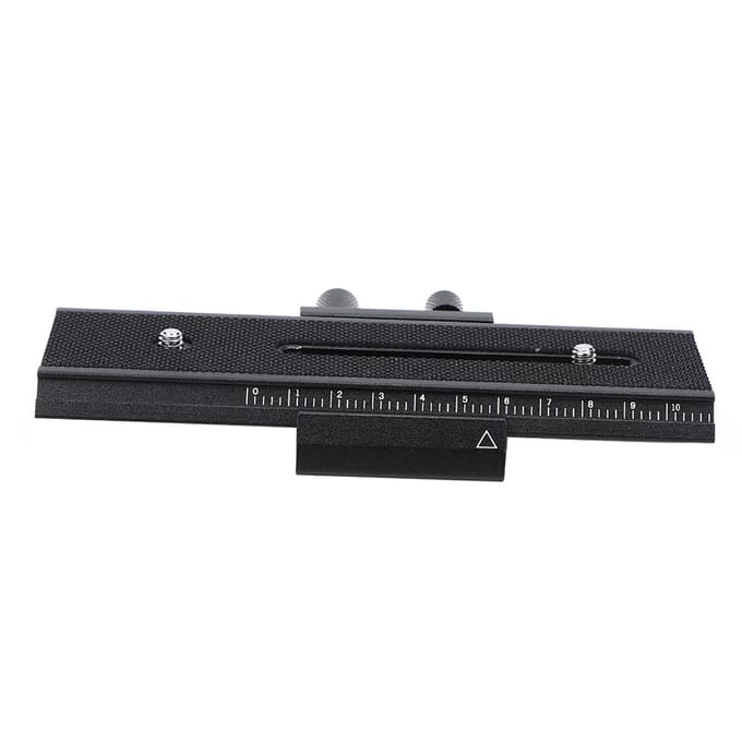 2-weg macro focusrail schuif met 1/4  montageschroef voor close-up opnamen black