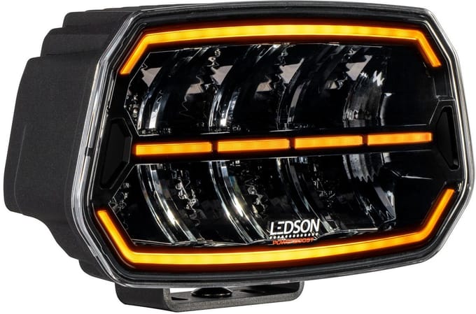 Verstraler - Ledson - Epix 10+ - 9.7 - 24.7cm - Positielicht Wit/Amber - Driving